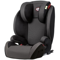 HEYNER® Kindersitz 2in1 mit abnehmbarer Rückenlehne 15-36 kg Isofix Autokindersitz Sitzerhöhung (schwarz)