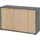 bümö Aktenschrank 120 x 74,8 x 40 cm Graphit/Eiche