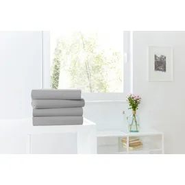 Primera Spannbettlaken Mako-Jersey 120 x 200 cm grau