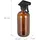 Relaxdays Sprühflasche Glas, 2x 500 ml, Set, nachfüllbar, Nebel & Strahl, Haarpflege, Reinigung, Zerstäuber, leer, braun