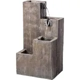 HEISSNER Stufenbrunnen 26 x 21 x 49 cm, holzfarben