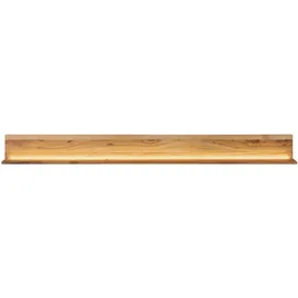 MASSIVMOEBEL24.DE Wandregal 202 x 17 x 19 cm Beige