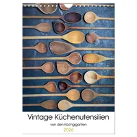 Calvendo Vintage Küchenutensilien (Wandkalender 2026 DIN A4 hoch), CALVENDO