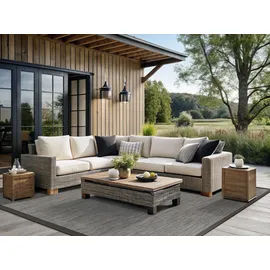 DEKOWE In- & Outdoorteppich Naturino Basic S2 schiefer 001 Line", 67x133 cm