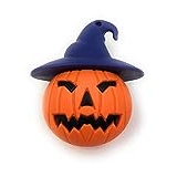 Onwomania Kürbis Halloween mit Augen und Hut Funny USB Stick 64 GB USB 3.0 Speicherstick USB-Datenträger