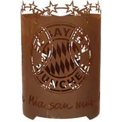 Ferrum Feuerkorb Mia san mia Edelrost FCB rund FCB-005