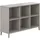 yuny by paidi Sideboard YUNY BY PAIDI "BROTHER STU mit 6 offenen Fächern", grau (taupe), B:123,4cm H:83,7cm T:38cm, Holzwerkstoff, Sideboards, Sideboard, stabiles und langlebiges Regal, geprüfte Qualität