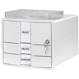HAN Schubladenbox IMPULS 28,0 x 36,7 x 23,5 cm 3-tlg. weiß