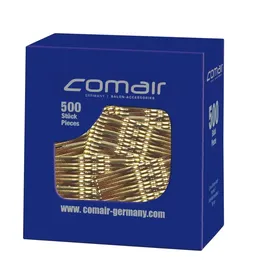 Comair Haarklemmen gewellt 500 Stück 59 mm Gold