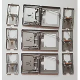 Jute und Fallenquelle® Mausefallen und Rattenfallen im Set verzinkte Metallfallen 9 Stück Profi Qualität Made in Germany