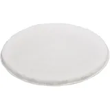 Kleine Wolke Badteppich / 60 cm, rund, polarweiß 4004478198319