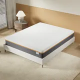 sensoreve – Matratze YPSILON “Fest“ 90x200 cm – Hybridtechnologie: Naturlatex + Memory-Schaum – Dicke 28 cm – Festes Liegegefühl & langlebig – Label SANITIZED