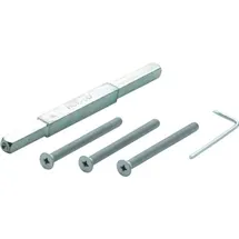 HOPPE Befestigungsset Türd.72-77mm Schrauben-L.M6x85 verz. VK10mm Stift-L.155mm