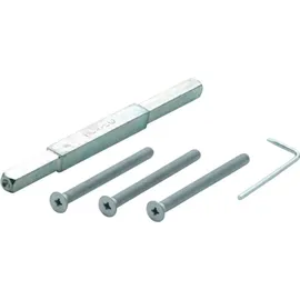 HOPPE Befestigungsset Türd.72-77mm Schrauben-L.M6x85 verz. VK10mm Stift-L.155mm