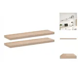 vidaXL Schweberegale 2 Stk. 90x23,5x4 cm Holzwerkstoff