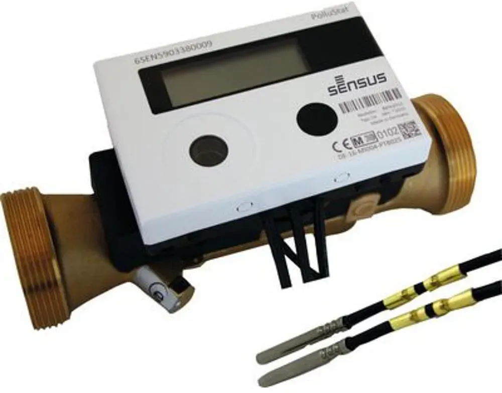Sensus Ultraschall-Wärmemengenzähler PolluStat qp 10 B DN40 L 200 AG2'' PN16 65-100/6,0 wMBus