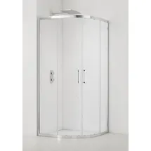 Swiss Aqua Technologies SAT TEX Duschkabine Viertelkreis 90 x 90 cm SATBKTEXS90