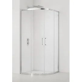 Swiss Aqua Technologies SAT TEX Duschkabine Viertelkreis 90 x 90 cm SATBKTEXS90