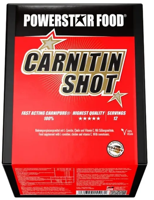 Powerstar Food - Carnitin Shot - 12 x 60ml