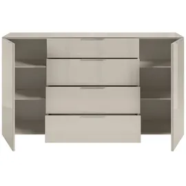 Möbel Boss Kommode 180 x 99 x 40 cm Kaschmir / Beige