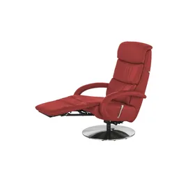 Hukla Relaxsessel Florian Leder 73 x 109 x 91 cm Rot mit Relax-Funktion