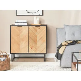 Beliani SIDEBOARD Schwarz