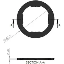 QUAD LOCK MAG Ring schwarz