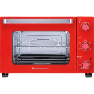 CONTINENTAL EDISON Elekto-Ofen Mini Continental Edison CEMF35R Rot 35 L