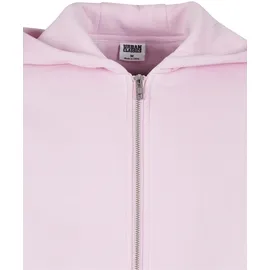 URBAN CLASSICS Fluffy Zip Cardigan Rosa M