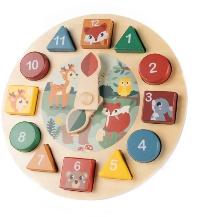 Zopa Wooden Clock Activity Spielzeug aus Holz 1 St.