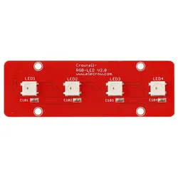 Elecrow Crowtail-RGB-LED 2.0, 4x WS2812B, adressierbar, kaskadierbar, JST-PH 2.0, 5V