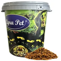 Lyra Pet 5 kg Lyra Pet® Mehlwürmer-/Soldatenfliegenlarven-Mix in 30 L Tonne