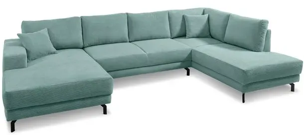 filippo Wohnlandschaft Castello Cord Grün Mint