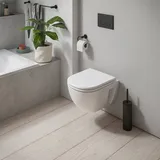 Duravit D-Code Wand-WC mit WC-Sitz Weiß Hochglanz