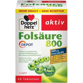 Doppelherz Aktiv Folsäure 800 Depot Tabletten 60 St.
