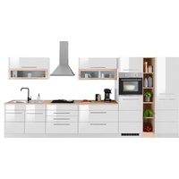 Kochstation Küchenzeile »KS-Wien«, Breite 430 cm, wahlweise mit E-Geräten