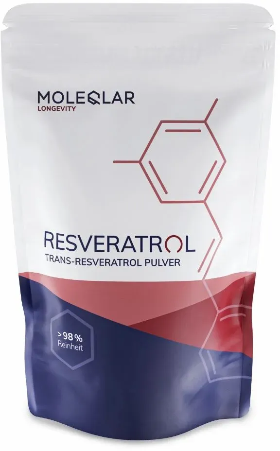 MoleQlar Trans-Resveratrol Pulver 30 g