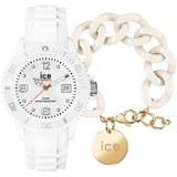 Ice forever - White - Medium - 3H + Jewellery - Chain bracelet - Almond skin