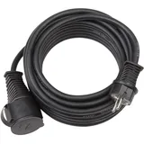 Brennenstuhl Baustellen-Verlängerungskabel IP44 10 m schwarz H07RN-F 3G2,5