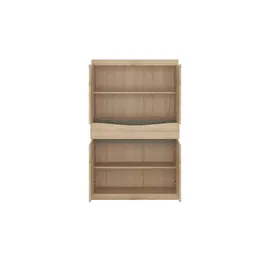 EFFEZETA Highboard 103 x 139 x 40 cm Schwarz