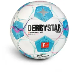 Derbystar Bundesliga Brillant Replica S-Light V24 Fußball - weiß/blau/pink-3