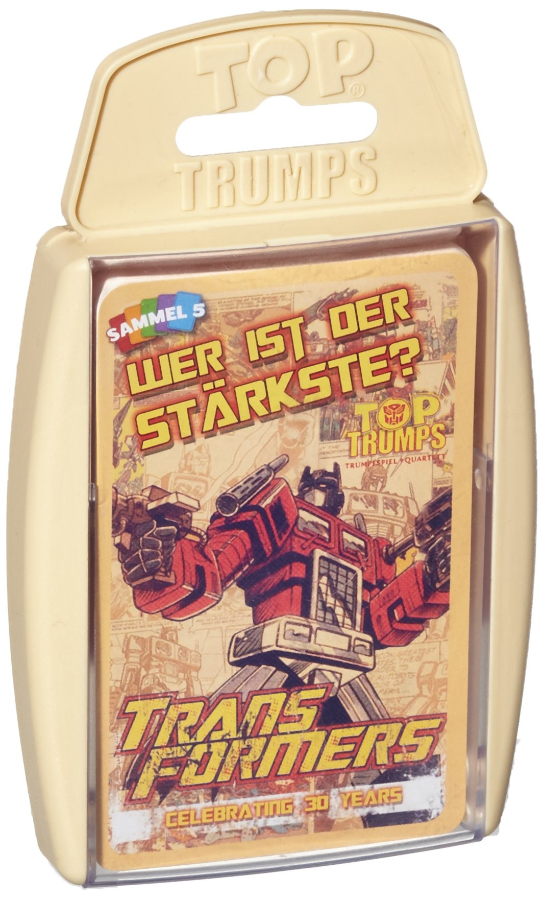Winning Moves - TOP TRUMPS - Transformers Retro - Transformers Merch - Alter 8+ - Deutsch