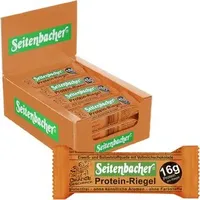 Seitenbacher Proteinriegel 12 Riegel, Orange, je 60g, pro Riegel 16g Protein