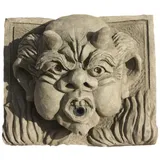 Steinfiguren Horn Gargoyle Wandschild Wasserspeier