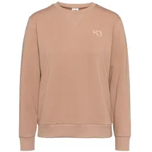 KARI TRAA Kari Crew Sweatshirt - Midtone Sand Grey - L