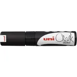 Uni-Ball ChalkGlass Marker Chisel Tip PWE-8K schwarz