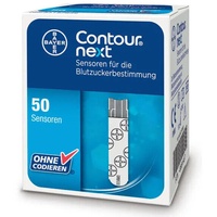Contour Next Sensoren | 50 Stück | 08884487 | Blutzucker-Teststreifen