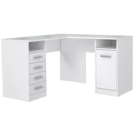 OEM Eckschreibtisch Tolede Weiß