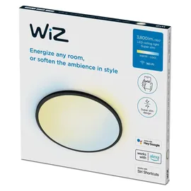 WIZ SuperSlim 1 LED schwarz Ø 55 cm