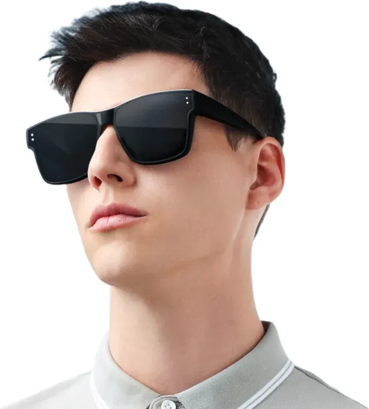 ochama x J.ZAO Hochauflösende polarisierte Nylon-Sonnenbrille - für kurzsichtige Brillen - Männer und Frauen
